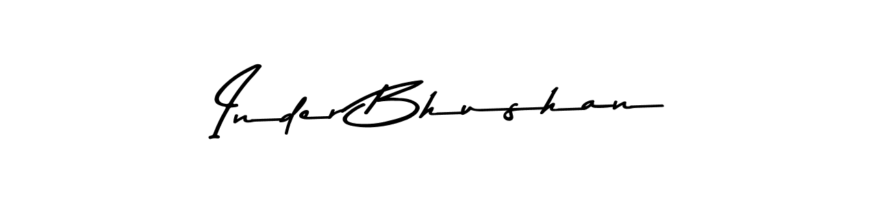 Create a beautiful signature design for name Inder Bhushan. With this signature (Asem Kandis PERSONAL USE) fonts, you can make a handwritten signature for free. Inder Bhushan signature style 9 images and pictures png