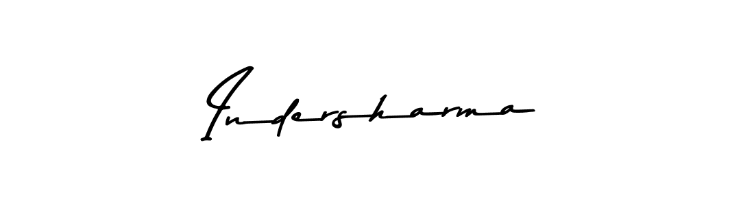 Also You can easily find your signature by using the search form. We will create Indersharma name handwritten signature images for you free of cost using Asem Kandis PERSONAL USE sign style. Indersharma signature style 9 images and pictures png