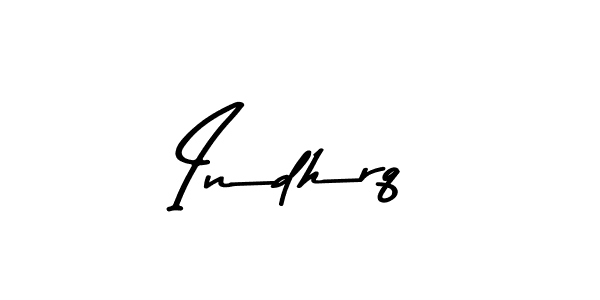 How to make Indhrq name signature. Use Asem Kandis PERSONAL USE style for creating short signs online. This is the latest handwritten sign. Indhrq signature style 9 images and pictures png