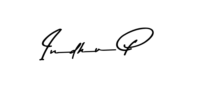 Make a beautiful signature design for name Indhu P. Use this online signature maker to create a handwritten signature for free. Indhu P signature style 9 images and pictures png