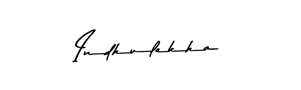 Use a signature maker to create a handwritten signature online. With this signature software, you can design (Asem Kandis PERSONAL USE) your own signature for name Indhulekha. Indhulekha signature style 9 images and pictures png