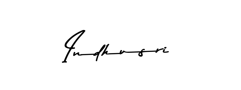 Indhusri stylish signature style. Best Handwritten Sign (Asem Kandis PERSONAL USE) for my name. Handwritten Signature Collection Ideas for my name Indhusri. Indhusri signature style 9 images and pictures png