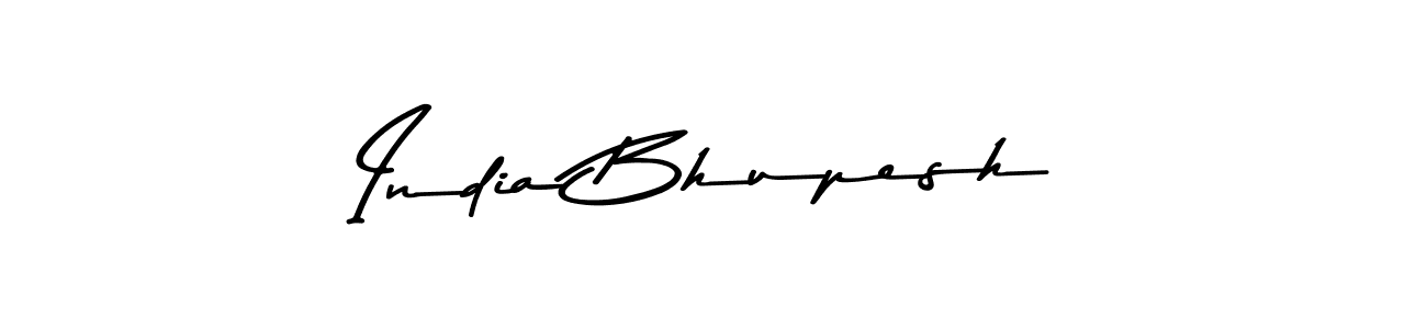 How to make India Bhupesh signature? Asem Kandis PERSONAL USE is a professional autograph style. Create handwritten signature for India Bhupesh name. India Bhupesh signature style 9 images and pictures png
