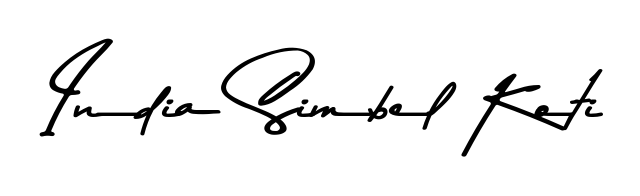 Use a signature maker to create a handwritten signature online. With this signature software, you can design (Asem Kandis PERSONAL USE) your own signature for name India Simbel Koti. India Simbel Koti signature style 9 images and pictures png