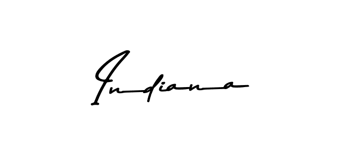 Design your own signature with our free online signature maker. With this signature software, you can create a handwritten (Asem Kandis PERSONAL USE) signature for name Indiana. Indiana signature style 9 images and pictures png