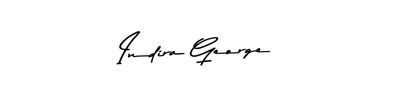 Use a signature maker to create a handwritten signature online. With this signature software, you can design (Asem Kandis PERSONAL USE) your own signature for name Indira George. Indira George signature style 9 images and pictures png