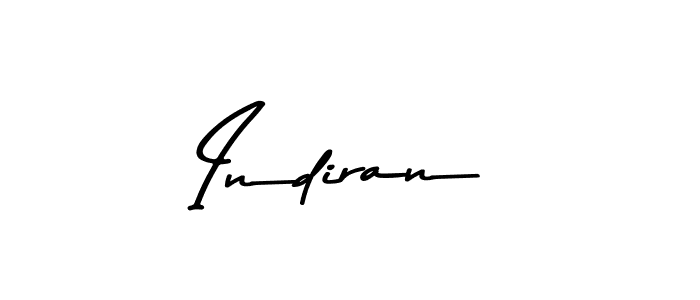 How to make Indiran signature? Asem Kandis PERSONAL USE is a professional autograph style. Create handwritten signature for Indiran name. Indiran signature style 9 images and pictures png