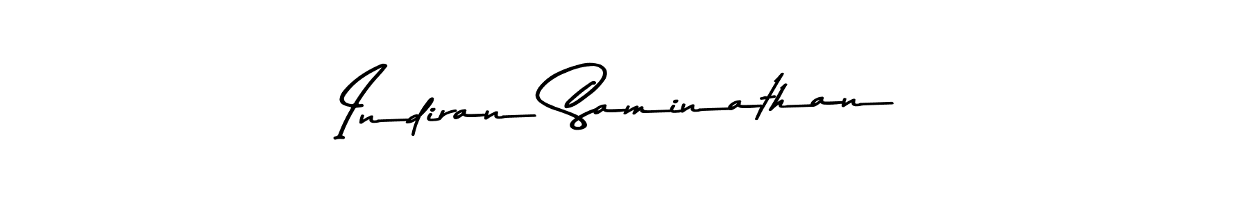 How to make Indiran Saminathan signature? Asem Kandis PERSONAL USE is a professional autograph style. Create handwritten signature for Indiran Saminathan name. Indiran Saminathan signature style 9 images and pictures png