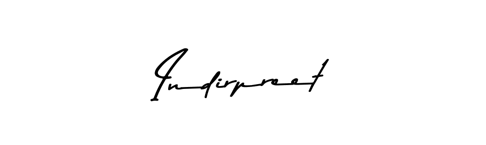 Design your own signature with our free online signature maker. With this signature software, you can create a handwritten (Asem Kandis PERSONAL USE) signature for name Indirpreet. Indirpreet signature style 9 images and pictures png