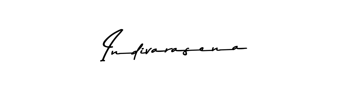 How to make Indivarasena name signature. Use Asem Kandis PERSONAL USE style for creating short signs online. This is the latest handwritten sign. Indivarasena signature style 9 images and pictures png
