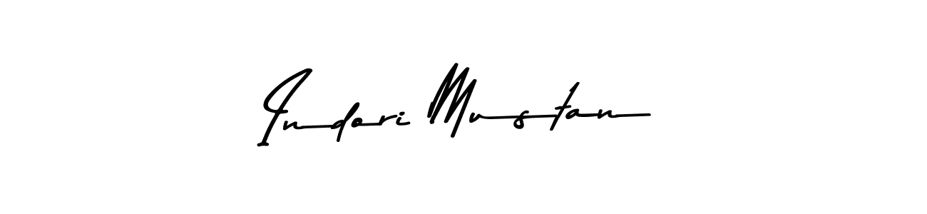 Design your own signature with our free online signature maker. With this signature software, you can create a handwritten (Asem Kandis PERSONAL USE) signature for name Indori Mustan. Indori Mustan signature style 9 images and pictures png