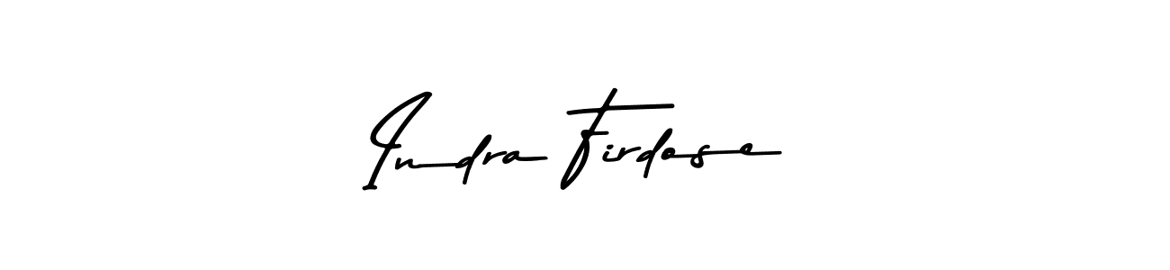 Create a beautiful signature design for name Indra Firdose. With this signature (Asem Kandis PERSONAL USE) fonts, you can make a handwritten signature for free. Indra Firdose signature style 9 images and pictures png