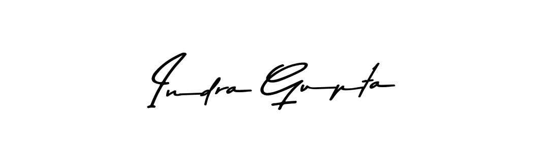 You should practise on your own different ways (Asem Kandis PERSONAL USE) to write your name (Indra Gupta) in signature. don't let someone else do it for you. Indra Gupta signature style 9 images and pictures png