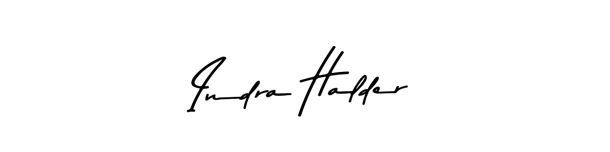 The best way (Asem Kandis PERSONAL USE) to make a short signature is to pick only two or three words in your name. The name Indra Halder include a total of six letters. For converting this name. Indra Halder signature style 9 images and pictures png
