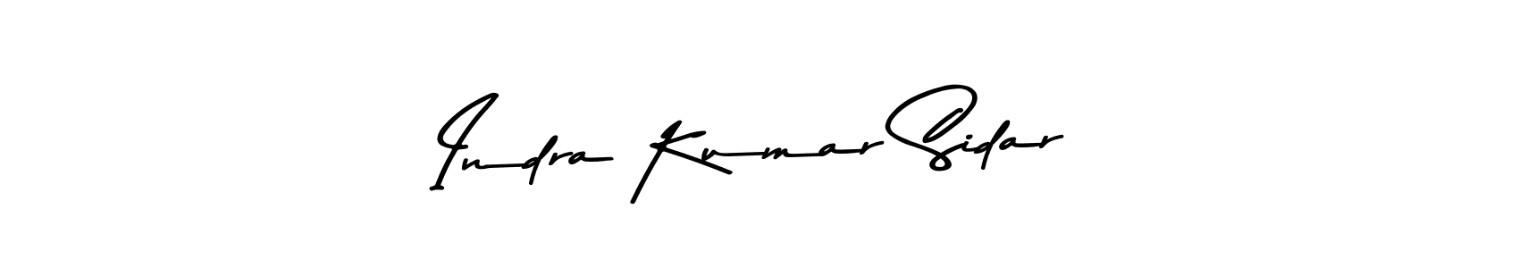 Design your own signature with our free online signature maker. With this signature software, you can create a handwritten (Asem Kandis PERSONAL USE) signature for name Indra Kumar Sidar. Indra Kumar Sidar signature style 9 images and pictures png