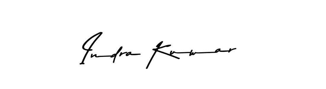 Create a beautiful signature design for name Indra Kuwar. With this signature (Asem Kandis PERSONAL USE) fonts, you can make a handwritten signature for free. Indra Kuwar signature style 9 images and pictures png