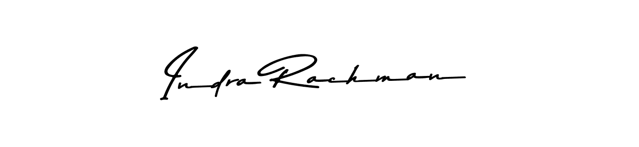Create a beautiful signature design for name Indra Rachman. With this signature (Asem Kandis PERSONAL USE) fonts, you can make a handwritten signature for free. Indra Rachman signature style 9 images and pictures png