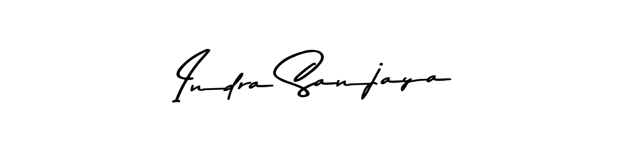 Make a beautiful signature design for name Indra Sanjaya. Use this online signature maker to create a handwritten signature for free. Indra Sanjaya signature style 9 images and pictures png