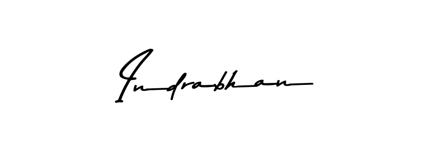 How to make Indrabhan name signature. Use Asem Kandis PERSONAL USE style for creating short signs online. This is the latest handwritten sign. Indrabhan signature style 9 images and pictures png