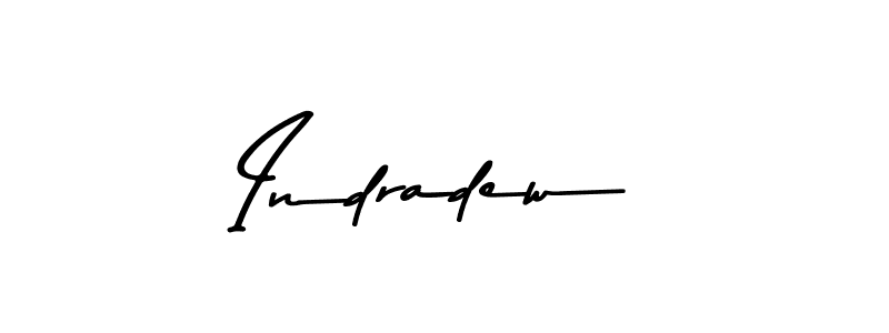 Make a beautiful signature design for name Indradew. Use this online signature maker to create a handwritten signature for free. Indradew signature style 9 images and pictures png