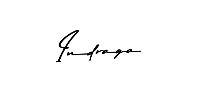 Design your own signature with our free online signature maker. With this signature software, you can create a handwritten (Asem Kandis PERSONAL USE) signature for name Indraga. Indraga signature style 9 images and pictures png