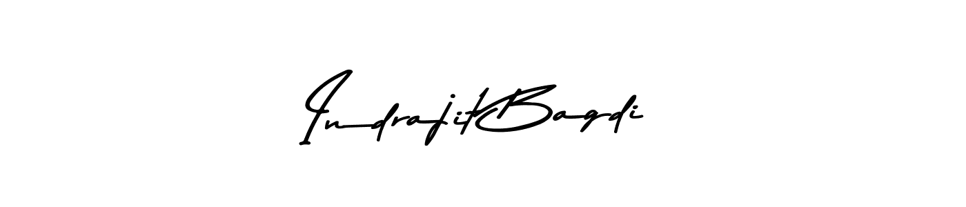Create a beautiful signature design for name Indrajit Bagdi. With this signature (Asem Kandis PERSONAL USE) fonts, you can make a handwritten signature for free. Indrajit Bagdi signature style 9 images and pictures png