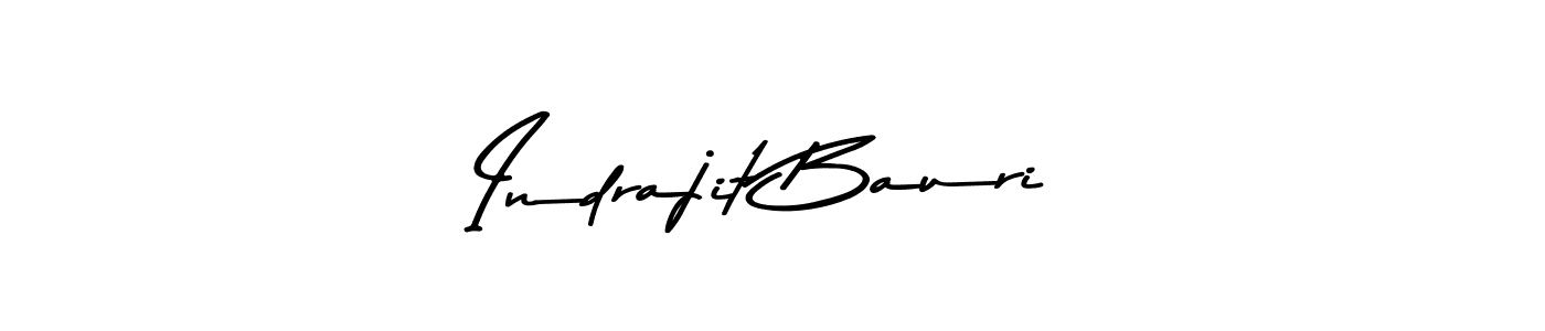 Design your own signature with our free online signature maker. With this signature software, you can create a handwritten (Asem Kandis PERSONAL USE) signature for name Indrajit Bauri. Indrajit Bauri signature style 9 images and pictures png