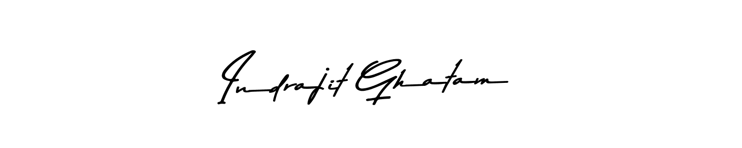 Indrajit Ghatam stylish signature style. Best Handwritten Sign (Asem Kandis PERSONAL USE) for my name. Handwritten Signature Collection Ideas for my name Indrajit Ghatam. Indrajit Ghatam signature style 9 images and pictures png