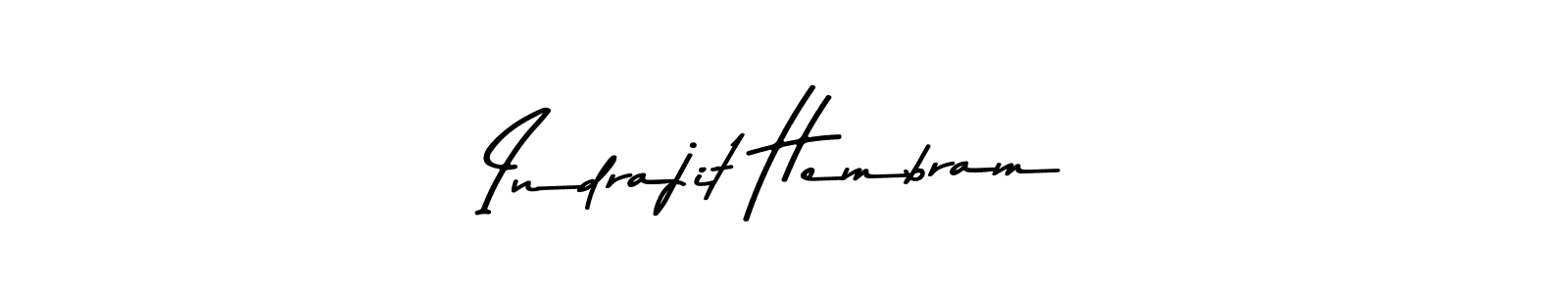 The best way (Asem Kandis PERSONAL USE) to make a short signature is to pick only two or three words in your name. The name Indrajit Hembram include a total of six letters. For converting this name. Indrajit Hembram signature style 9 images and pictures png