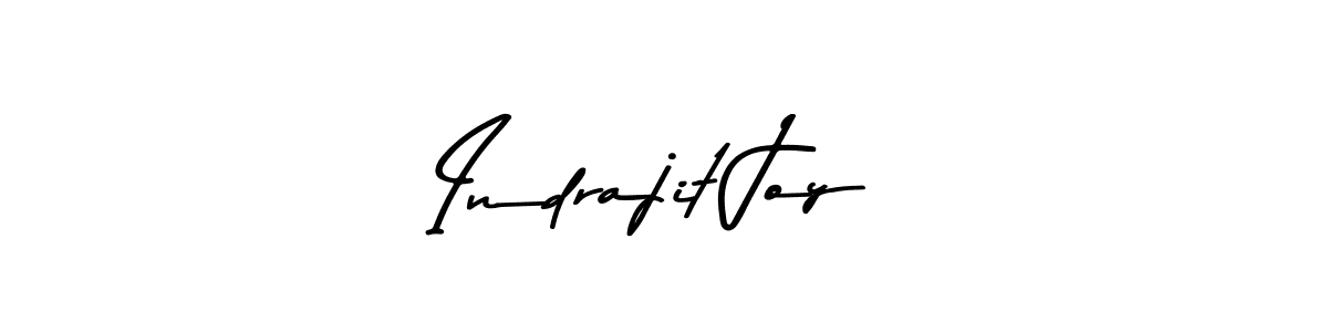 Use a signature maker to create a handwritten signature online. With this signature software, you can design (Asem Kandis PERSONAL USE) your own signature for name Indrajit Joy. Indrajit Joy signature style 9 images and pictures png