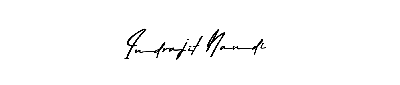 You should practise on your own different ways (Asem Kandis PERSONAL USE) to write your name (Indrajit Nandi) in signature. don't let someone else do it for you. Indrajit Nandi signature style 9 images and pictures png