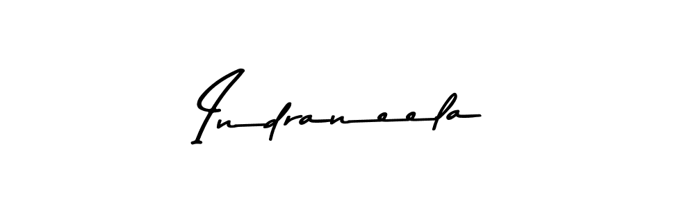 Make a beautiful signature design for name Indraneela. With this signature (Asem Kandis PERSONAL USE) style, you can create a handwritten signature for free. Indraneela signature style 9 images and pictures png