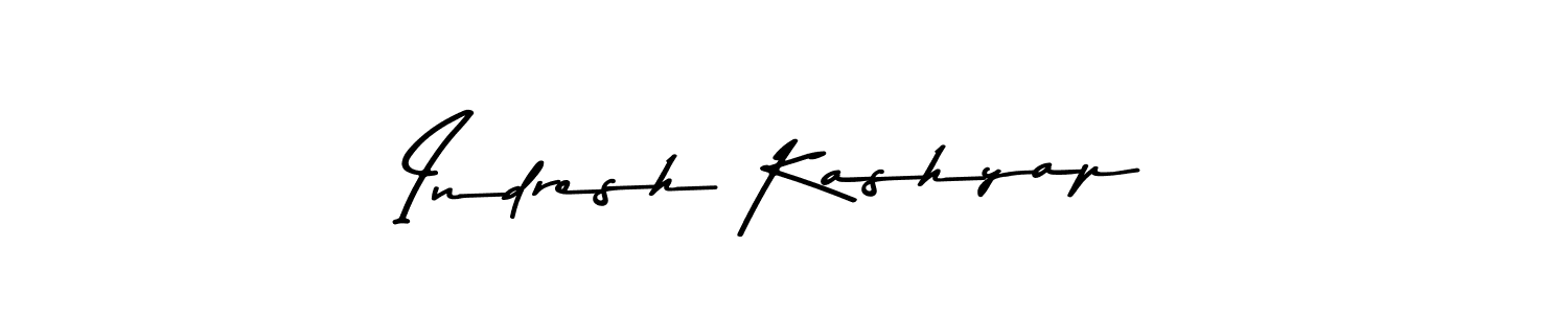 Also You can easily find your signature by using the search form. We will create Indresh Kashyap name handwritten signature images for you free of cost using Asem Kandis PERSONAL USE sign style. Indresh Kashyap signature style 9 images and pictures png