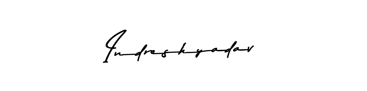 Design your own signature with our free online signature maker. With this signature software, you can create a handwritten (Asem Kandis PERSONAL USE) signature for name Indreshyadav. Indreshyadav signature style 9 images and pictures png