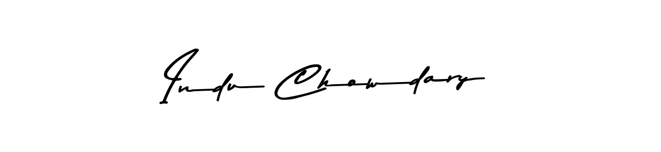 Once you've used our free online signature maker to create your best signature Asem Kandis PERSONAL USE style, it's time to enjoy all of the benefits that Indu Chowdary name signing documents. Indu Chowdary signature style 9 images and pictures png