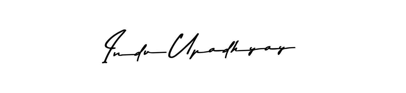 Use a signature maker to create a handwritten signature online. With this signature software, you can design (Asem Kandis PERSONAL USE) your own signature for name Indu Upadhyay. Indu Upadhyay signature style 9 images and pictures png