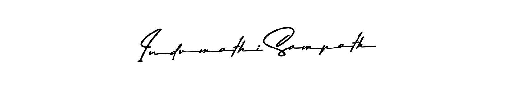Similarly Asem Kandis PERSONAL USE is the best handwritten signature design. Signature creator online .You can use it as an online autograph creator for name Indumathi Sampath. Indumathi Sampath signature style 9 images and pictures png