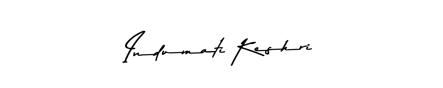 Indumati Keshri stylish signature style. Best Handwritten Sign (Asem Kandis PERSONAL USE) for my name. Handwritten Signature Collection Ideas for my name Indumati Keshri. Indumati Keshri signature style 9 images and pictures png