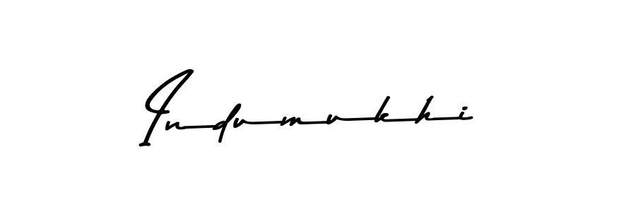 Create a beautiful signature design for name Indumukhi. With this signature (Asem Kandis PERSONAL USE) fonts, you can make a handwritten signature for free. Indumukhi signature style 9 images and pictures png