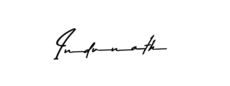 Indunath stylish signature style. Best Handwritten Sign (Asem Kandis PERSONAL USE) for my name. Handwritten Signature Collection Ideas for my name Indunath. Indunath signature style 9 images and pictures png