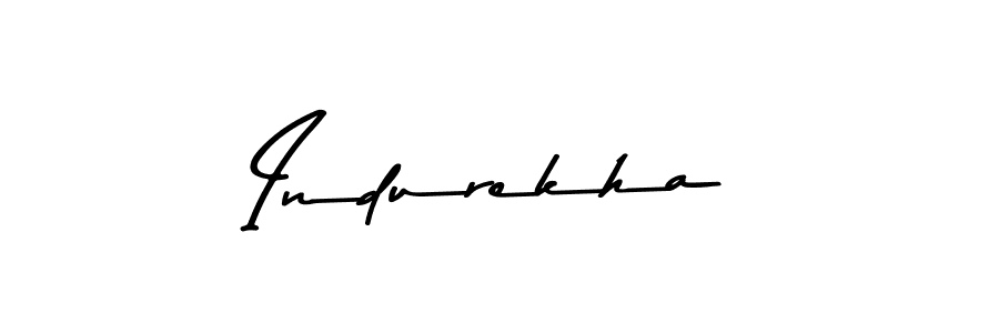 Use a signature maker to create a handwritten signature online. With this signature software, you can design (Asem Kandis PERSONAL USE) your own signature for name Indurekha. Indurekha signature style 9 images and pictures png