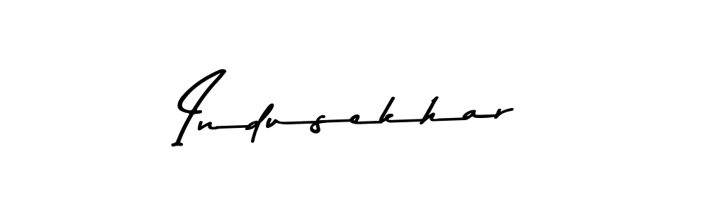 Design your own signature with our free online signature maker. With this signature software, you can create a handwritten (Asem Kandis PERSONAL USE) signature for name Indusekhar. Indusekhar signature style 9 images and pictures png