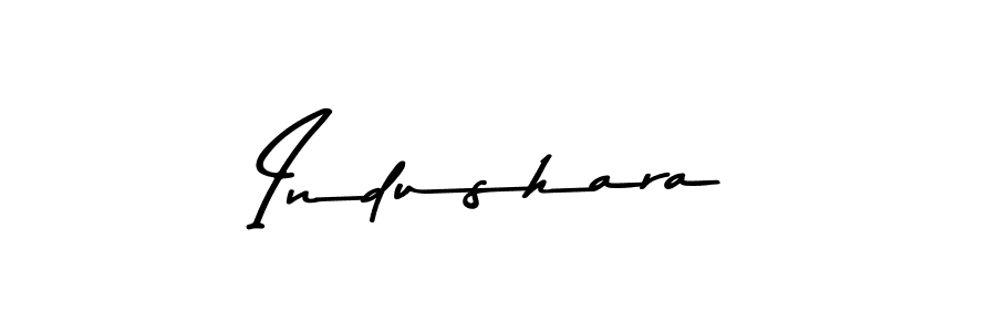 Make a beautiful signature design for name Indushara. With this signature (Asem Kandis PERSONAL USE) style, you can create a handwritten signature for free. Indushara signature style 9 images and pictures png