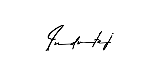 Also You can easily find your signature by using the search form. We will create Indutej name handwritten signature images for you free of cost using Asem Kandis PERSONAL USE sign style. Indutej signature style 9 images and pictures png