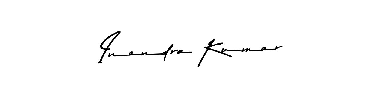 Use a signature maker to create a handwritten signature online. With this signature software, you can design (Asem Kandis PERSONAL USE) your own signature for name Inendra Kumar. Inendra Kumar signature style 9 images and pictures png