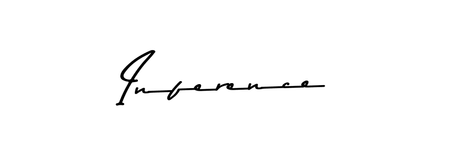 Create a beautiful signature design for name Inference. With this signature (Asem Kandis PERSONAL USE) fonts, you can make a handwritten signature for free. Inference signature style 9 images and pictures png