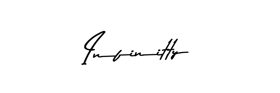 Create a beautiful signature design for name Infinitty. With this signature (Asem Kandis PERSONAL USE) fonts, you can make a handwritten signature for free. Infinitty signature style 9 images and pictures png