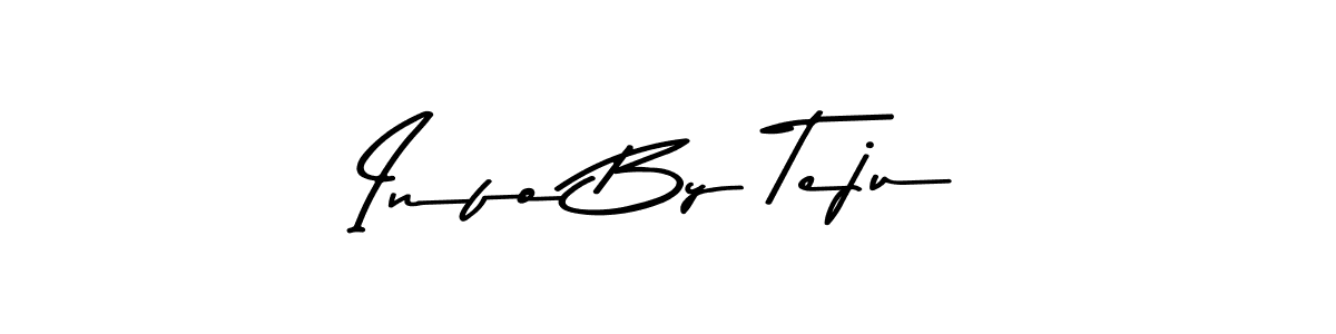 Similarly Asem Kandis PERSONAL USE is the best handwritten signature design. Signature creator online .You can use it as an online autograph creator for name Info By Teju. Info By Teju signature style 9 images and pictures png