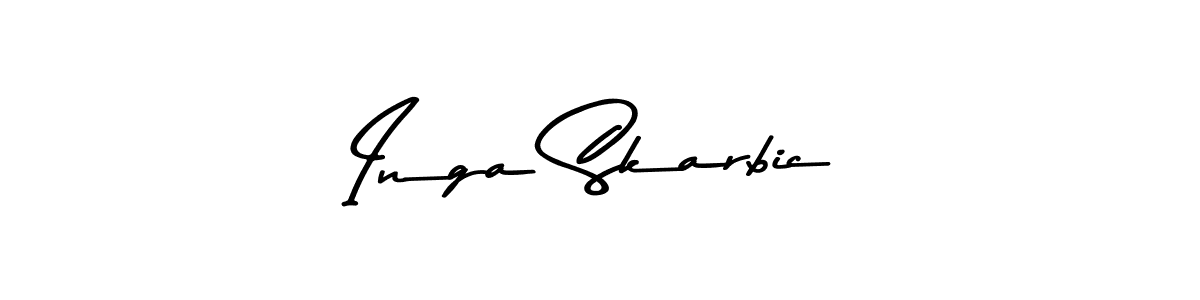 Make a beautiful signature design for name Inga Skarbic. Use this online signature maker to create a handwritten signature for free. Inga Skarbic signature style 9 images and pictures png