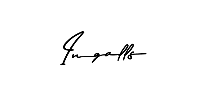 Similarly Asem Kandis PERSONAL USE is the best handwritten signature design. Signature creator online .You can use it as an online autograph creator for name Ingalls. Ingalls signature style 9 images and pictures png